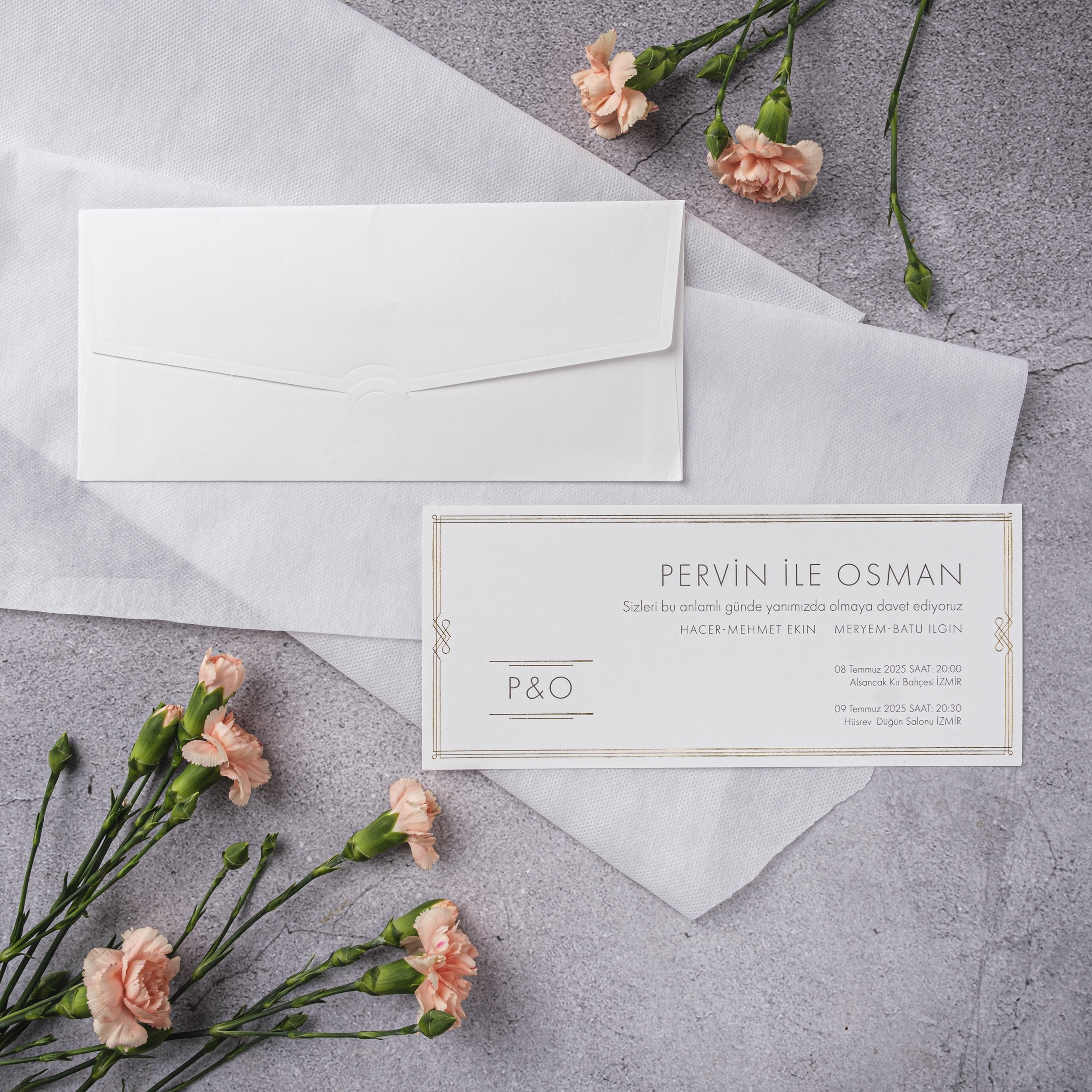Düğün & Nişan davetiyesi KOD: 10340