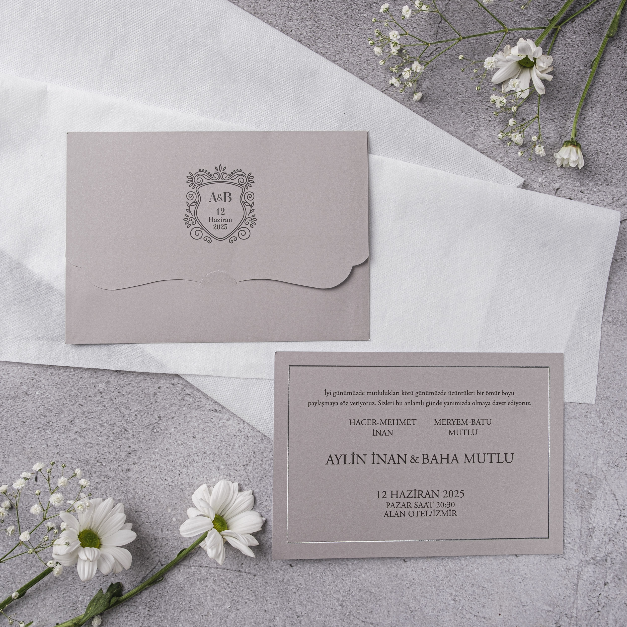 Düğün & Nişan davetiyesi KOD: 10344