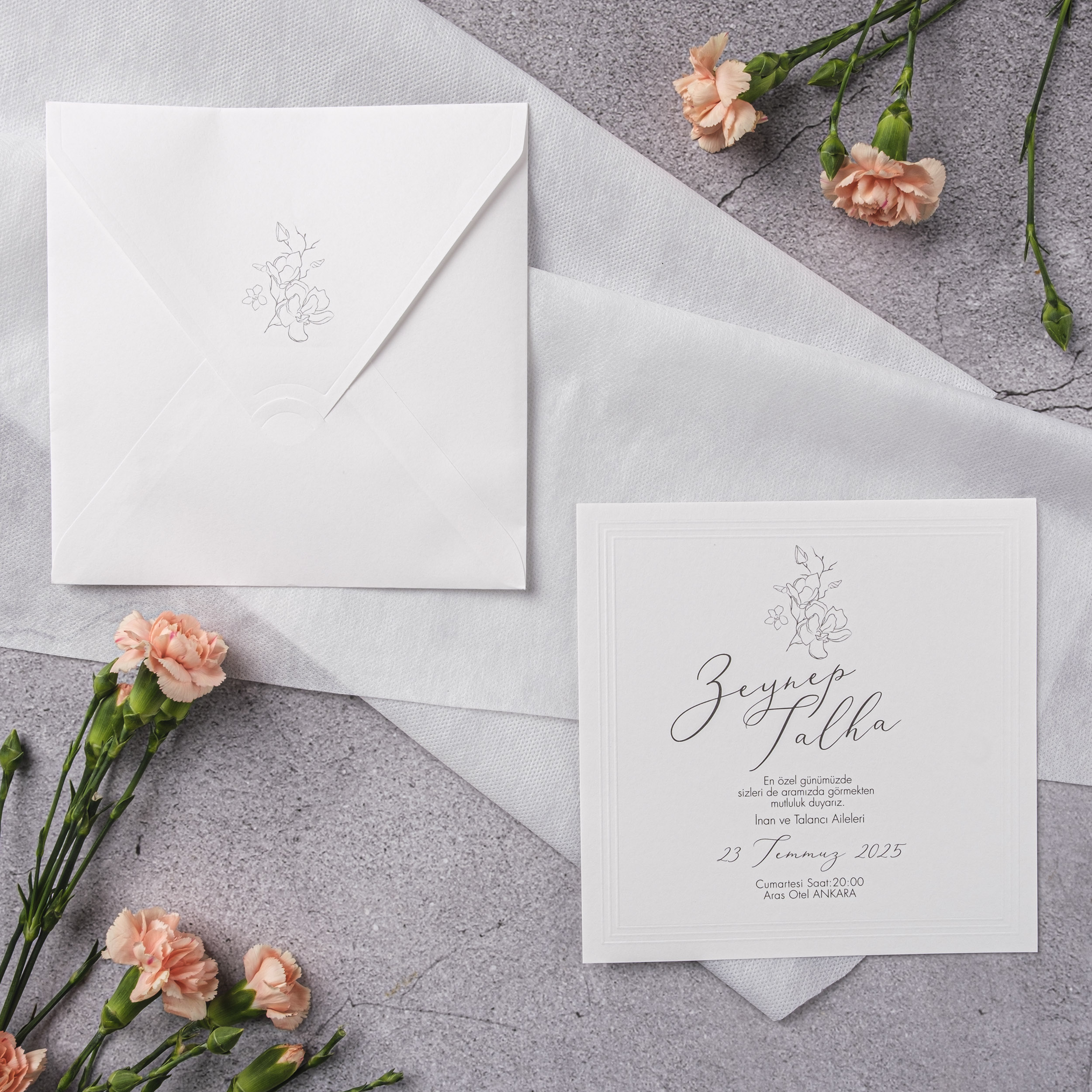 Düğün & Nişan davetiyesi KOD: 10358