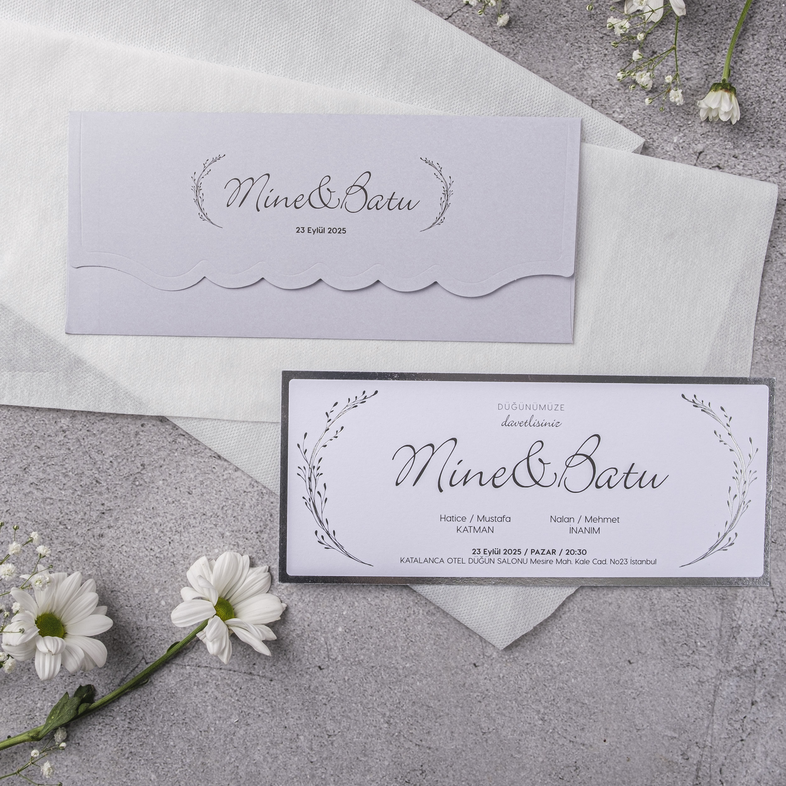 Düğün & Nişan davetiyesi KOD: 10372