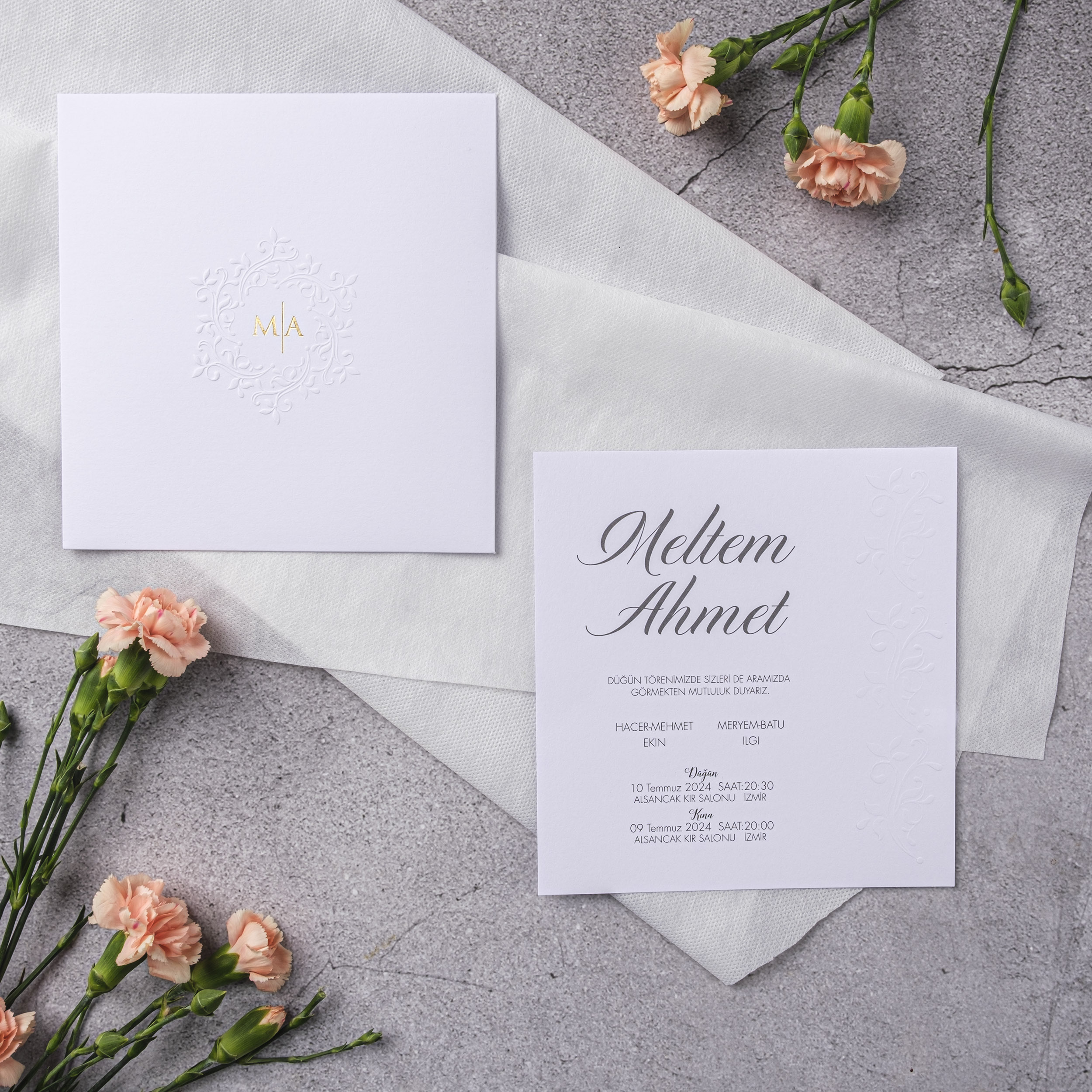 Düğün & Nişan davetiyesi KOD: 10376
