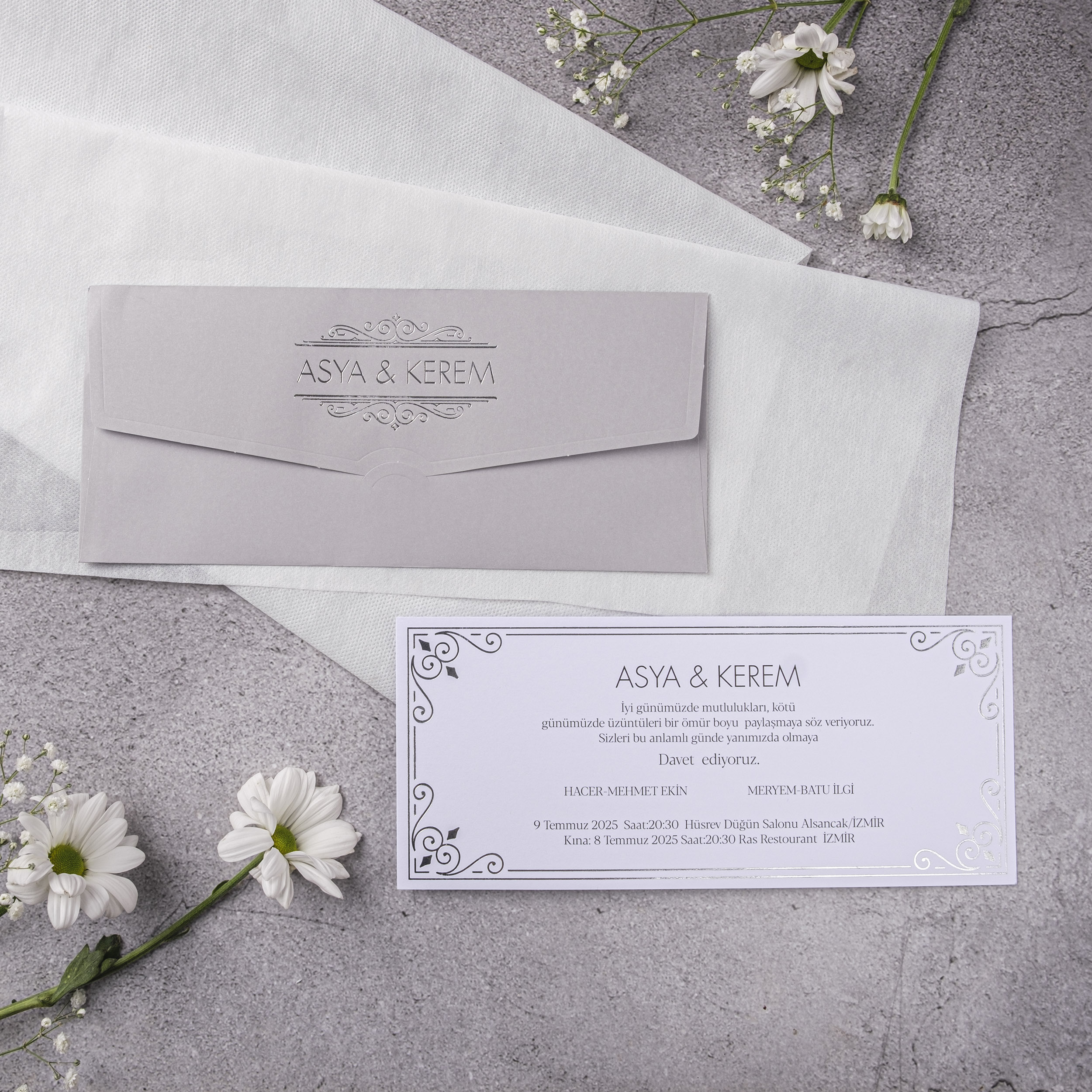 Düğün & Nişan davetiyesi KOD: 10377