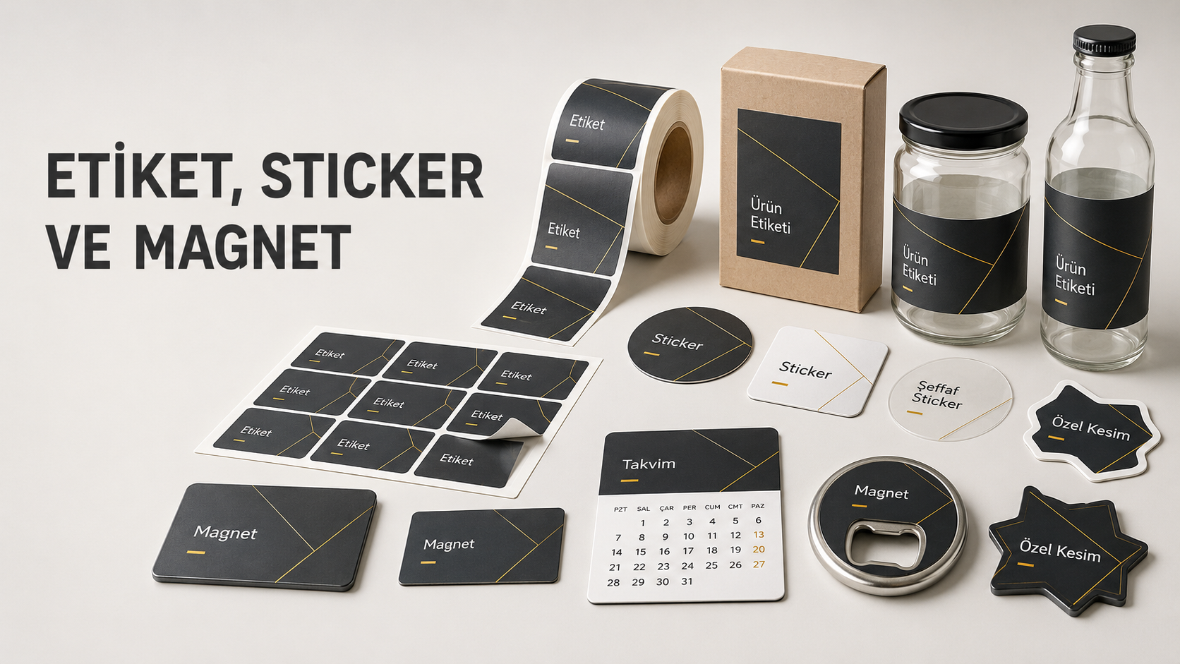 Etiket, Sticker ve Magnet Baskı Hizmetleri