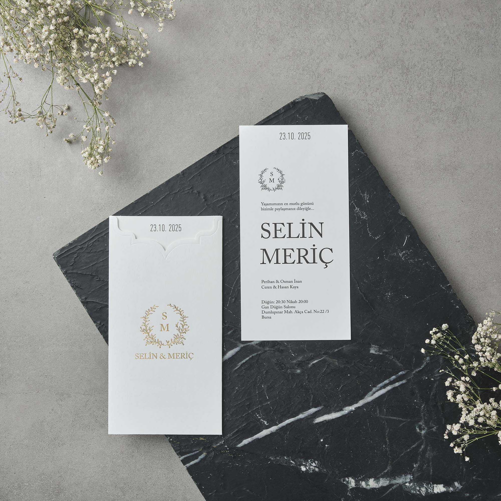 Düğün & Nişan davetiyesi KOD: 22563