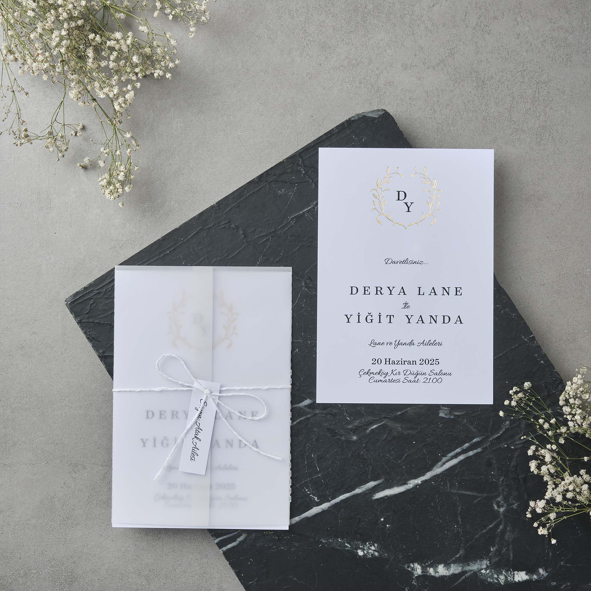 Düğün & Nişan davetiyesi KOD: 22585