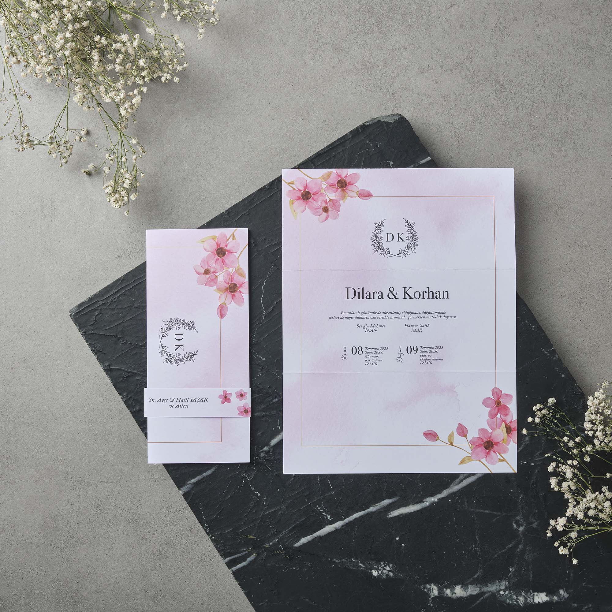 Düğün & Nişan davetiyesi KOD: 22591