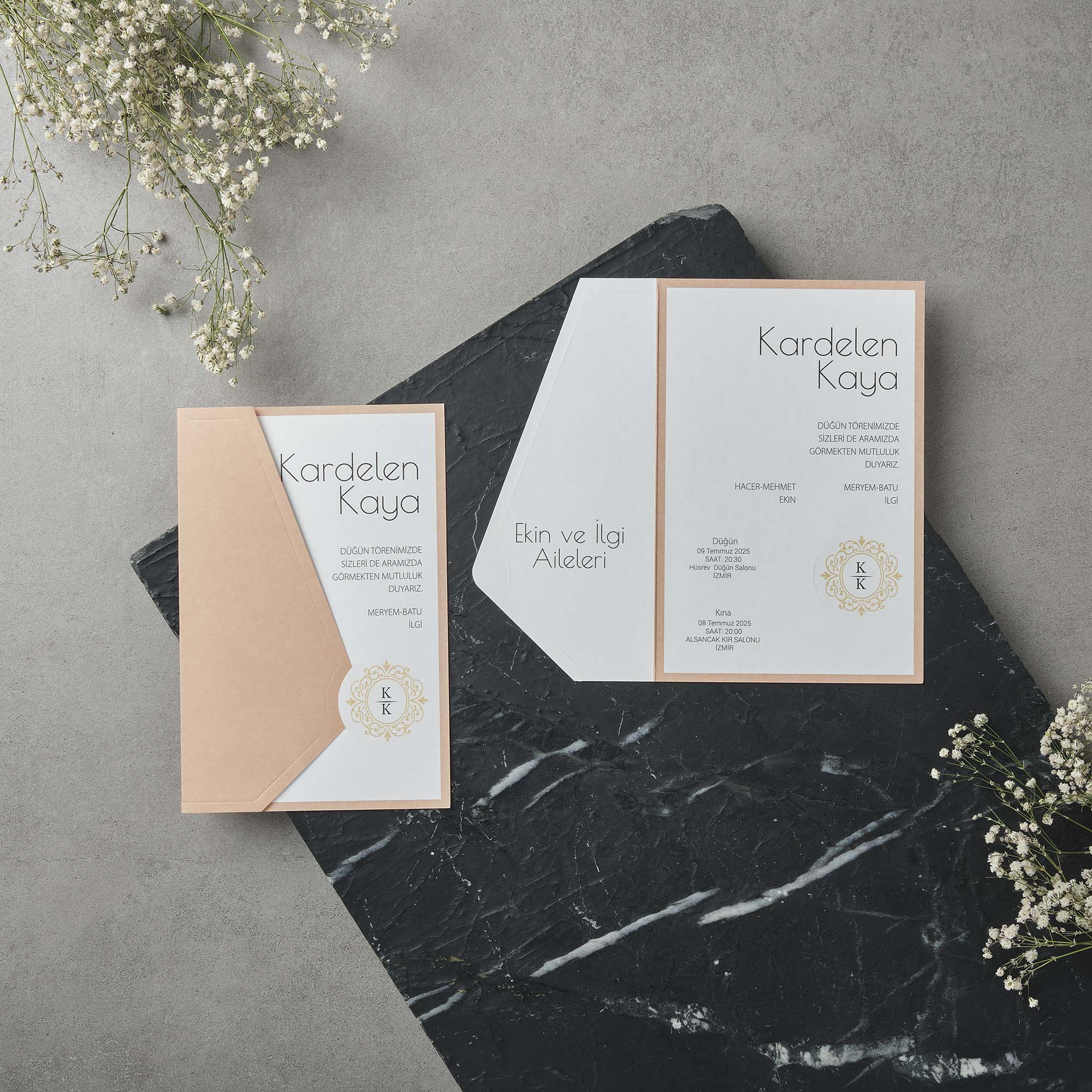 Düğün & Nişan davetiyesi KOD: 22607