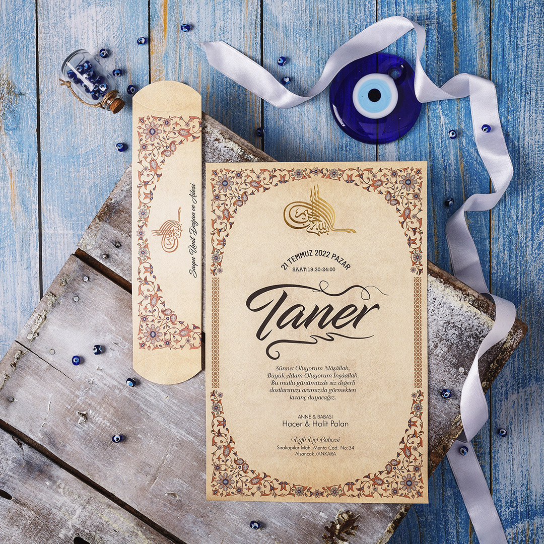 SÜNNET DAVETİYESİ KOD: 30368